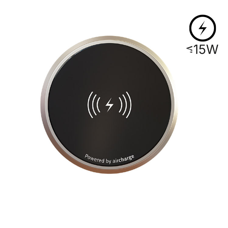 AirCharge™ – AirMag Silver Black Glass